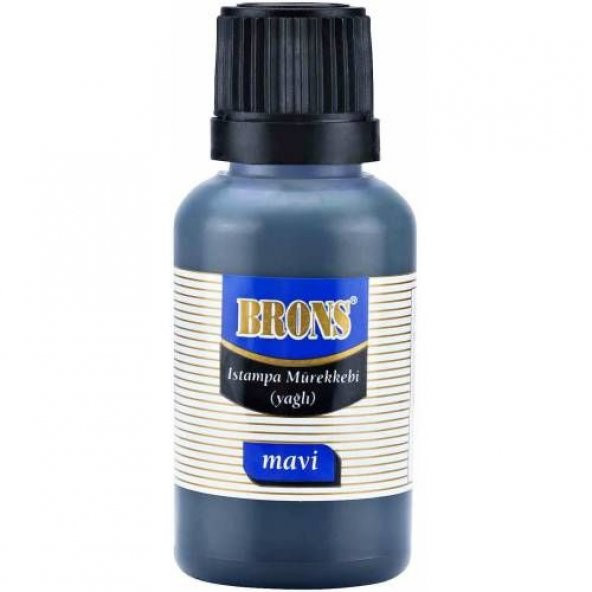 ISTAMPA MÜREKKEBİ 50 CC MAVİ ÜCRETSİZ KARGO ürün görseli