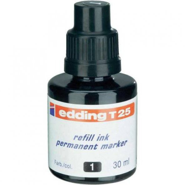 EDDING PERMANENT KALEM MÜREKKEBİ 30 ML E-T25 SİYAH Ücretsiz Kargo
