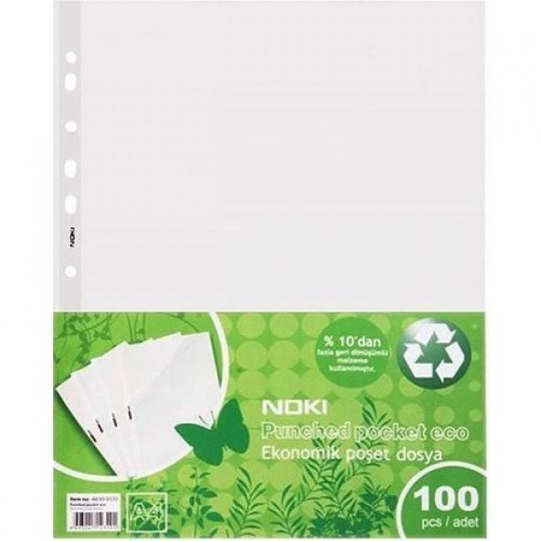 NOKİ POŞET DOSYA ECO 100 LÜ 4830 ÜCRETSİZ KARGO