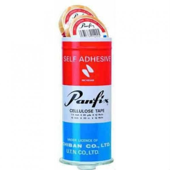 PANFİX SELOFAN BANT 12MM X 33M (1 KUTU 12 ADET) ÜCRETSİZ KARGO