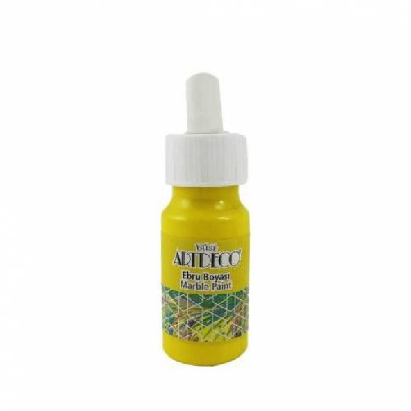 ARTDECO EBRU BOYASI 30 ML SARI Y-016B-01 Ücretsiz Kargo ürün görseli