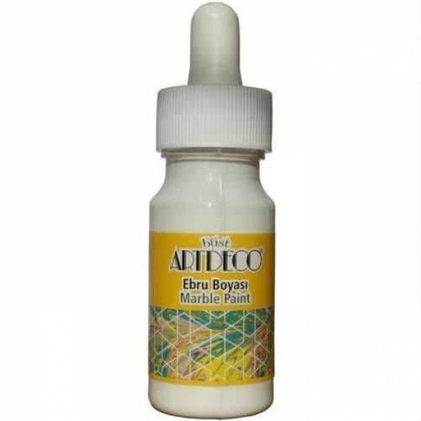 ARTDECO EBRU BOYASI 30 ML BEYAZ Y-016B-19 ürün görseli
