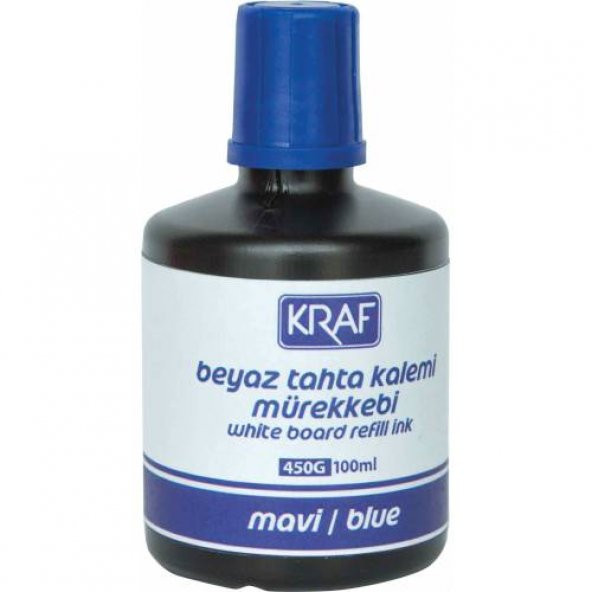 BEYAZ TAHTA KALEMİ MÜREKKEBİ MAVİ 100 ML 450G