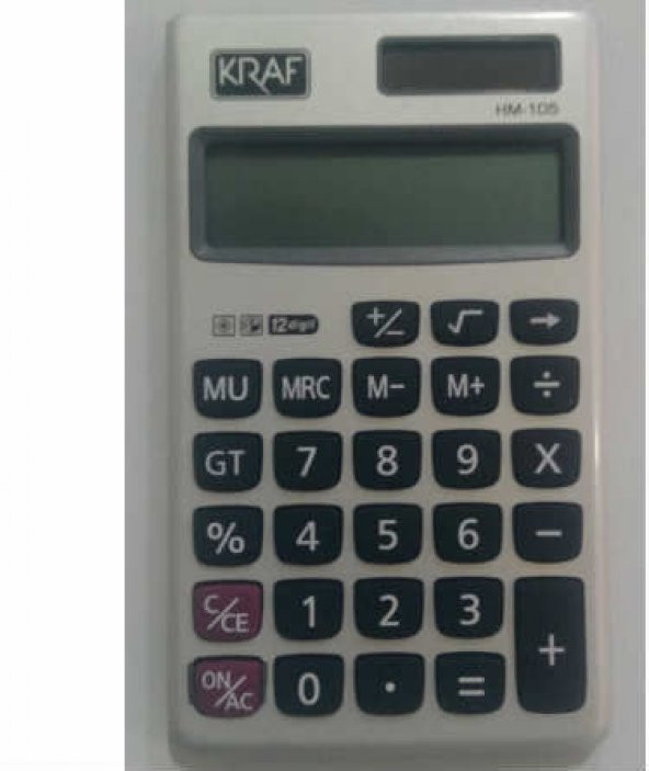 HESAP MAKİNESİ CEP TİPİ 12 HANE HM-105