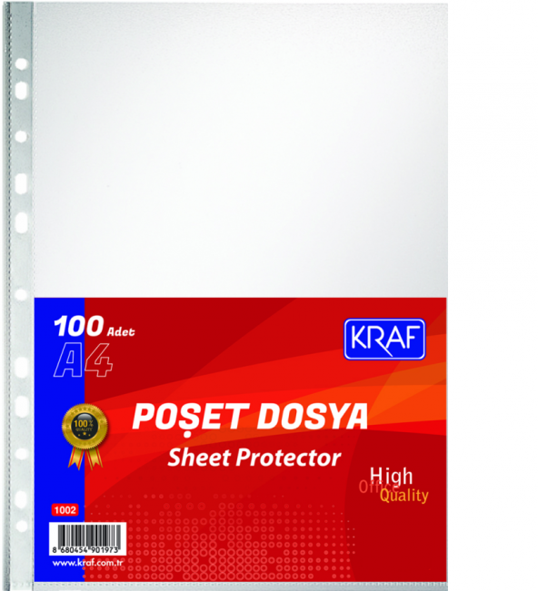 ŞEFFAF POŞET DOSYA 5 PAKET