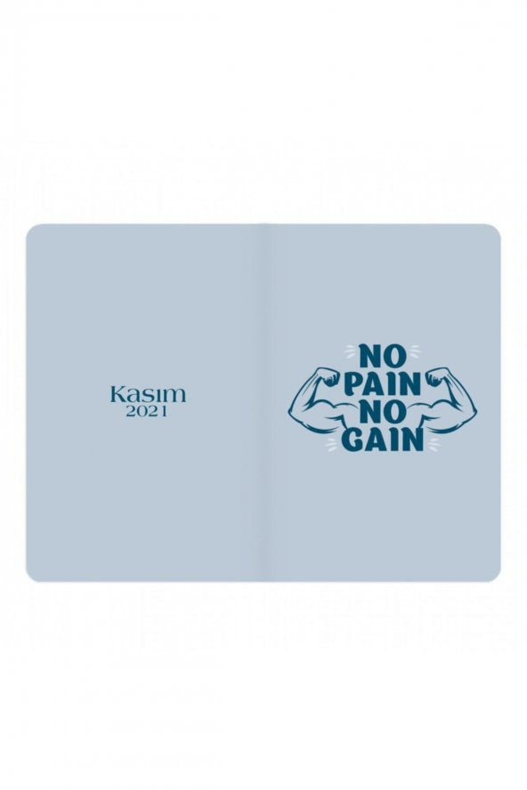 2021-2022 17x24cm Ciltli Akademik Ajanda - Denim - Resim 4