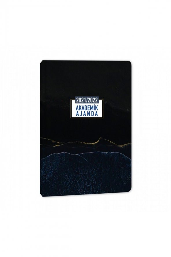 2021-2022 17x24cm Ciltli Akademik Ajanda - Marble (m - 2