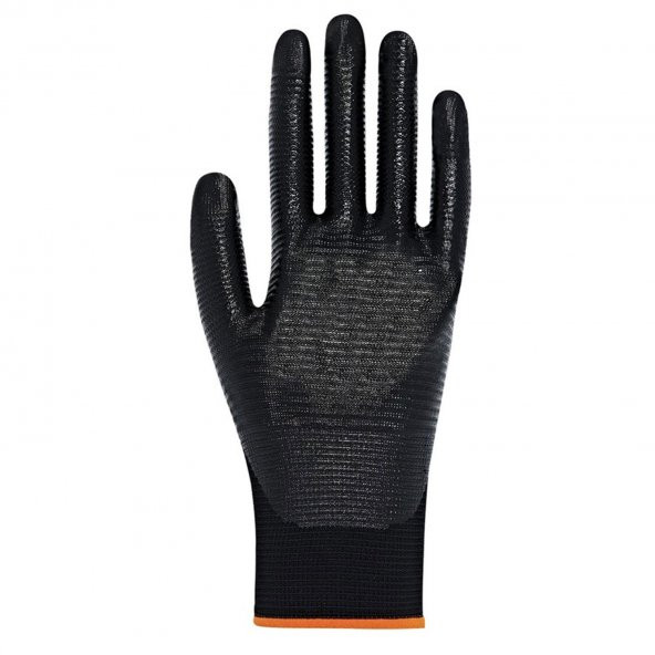 Nitril Kaplama Eldiveni Koruyucu Eldiven Siyah No: 10/XL (1 Çift) - 2