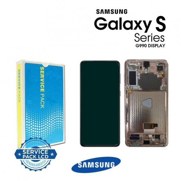 Samsung G990 S21 FE Lcd Ekran Kasalı 100 Kvk Orjinal