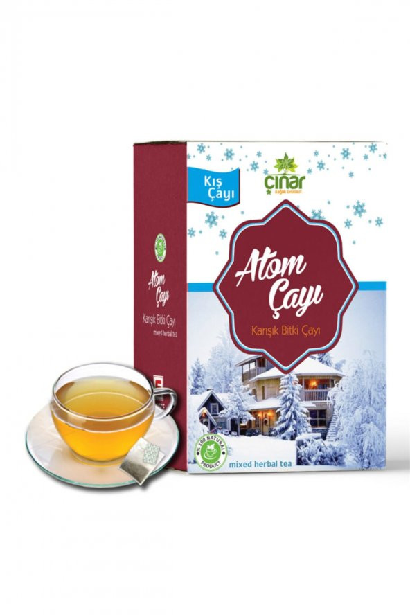 Atom Karışık Bitki Çayı 220 gr Küp