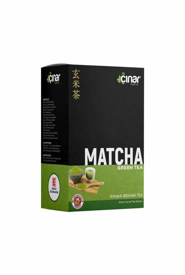 MATCHA GREEN TEA FORM ÇAYI KARIŞIK BİTKİSEL TOZ 150 GR