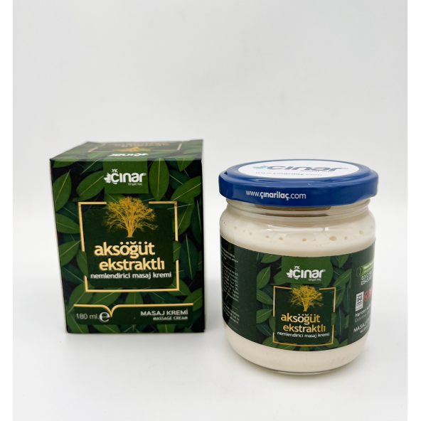 Çınar Aksöğüt Ektraklı Masaj Kremi 180ml - Resim 3