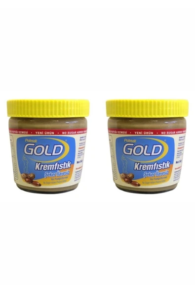 Gold Polmak Gold Fıstık Ezmesi Şeker Ilavesiz, 340grx2
