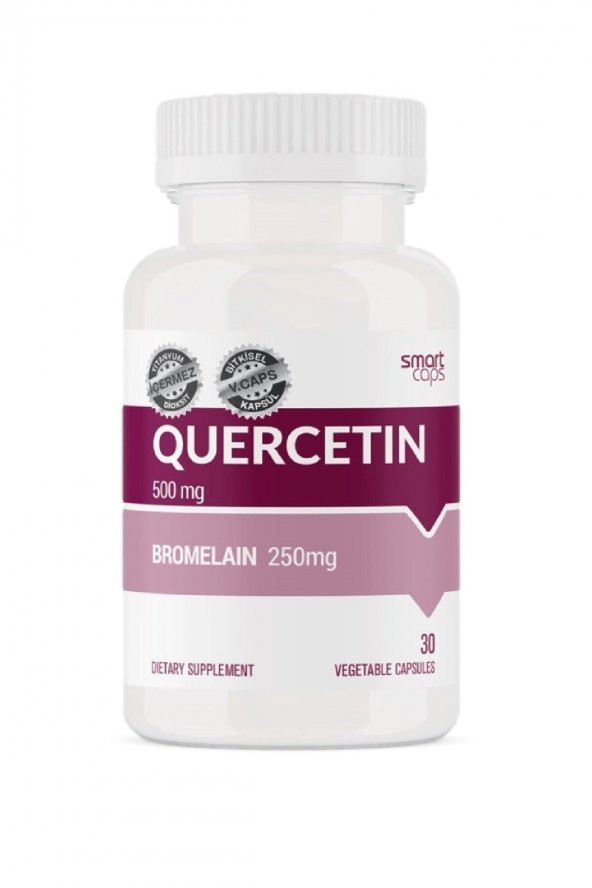 Smartcaps Quercetin 500 mg 30 Kapsül