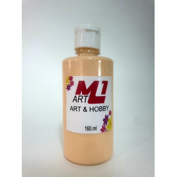 M1 ART Akrilik Boya 160.ml --9 Renk Seçeneği, Ahşap, Tuval, Seramik , Duvar ,Taş - 2