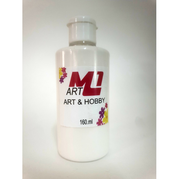 M1 ART Akrilik Boya 160.ml --9 Renk Seçeneği, Ahşap, Tuval, Seramik , Duvar ,Taş - 4