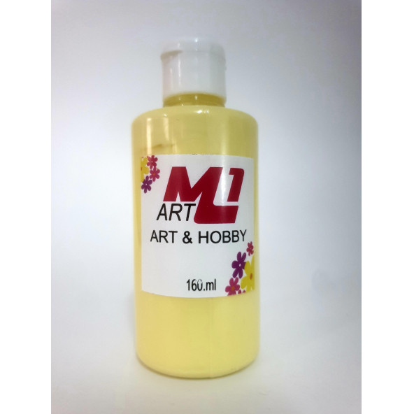 M1 ART Akrilik Boya 160.ml --9 Renk Seçeneği, Ahşap, Tuval, Seramik , Duvar ,Taş - 5