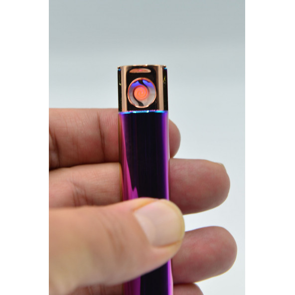 Çelik Slim Izgaralı Şarjlı Çakmak - 2