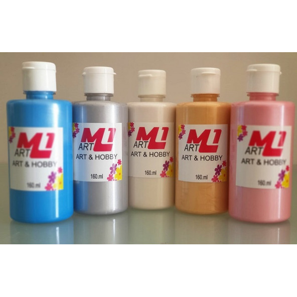 M1 ART SEDEF AKRİLİK BOYA 160.ML-5 Renk Seceneği