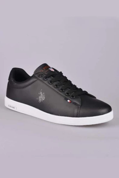 U.S Polo Assn. Franco GSN 2PR 101176306 Unisex Sneaker Ayakkabı Sİyah Beyaz 36-40