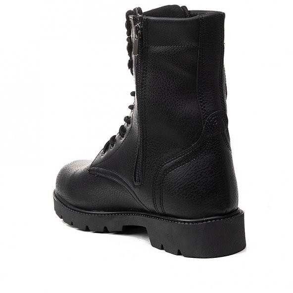 Albishoes Kauçuk Kaymaz Taban Fermuarlı Army Kışlık Günlük Erkek Postal Bot - 3