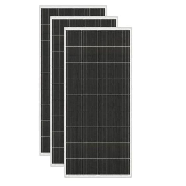 Güneş Enerjisi Solar Paketi 1kVA İnverter 210W Güneş Paneli 100Ah Jel Akü - Resim 2