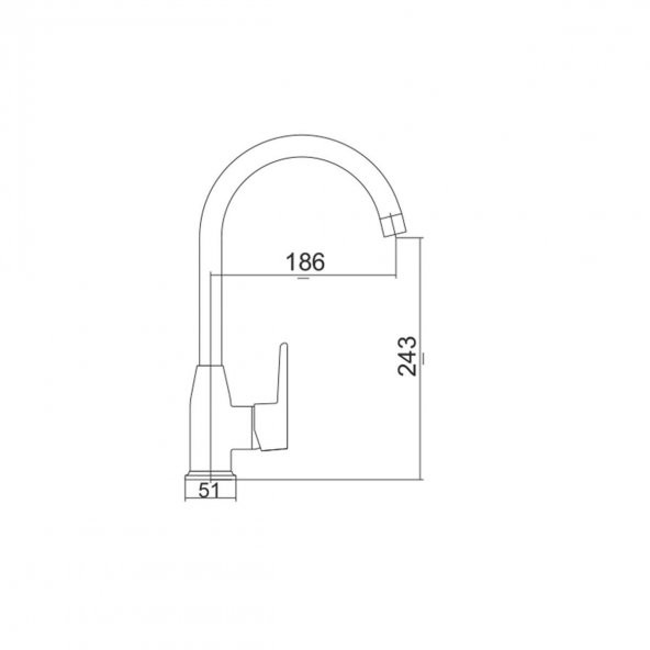 Venezia Kapadokya Serisi Siyah Mutfak Evye Bataryası - 2