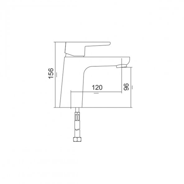 Venezia Kapadokya Serisi Siyah Lavabo Bataryası - 2