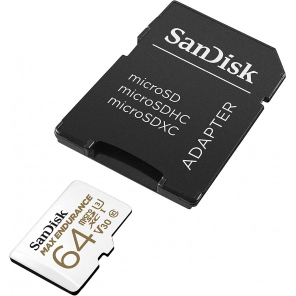 SanDisk Max Endurance 64GB 100/40MB/s microSDXC C10 V30 Hafıza Kartı SDSQQVR-064G-GN6IA - 2