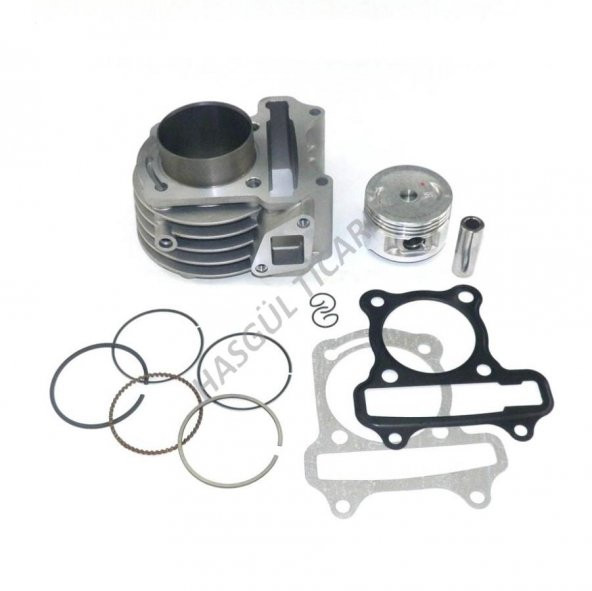 Hsgl Motorsiklet GY6 80cc Silindir Takımı 47mm ATG sekman  Motorsiklet silindir piston conta  51009