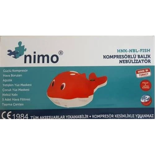 Nimo Kompresörlü Balık Nebülizatör HNK-NBL-Fish