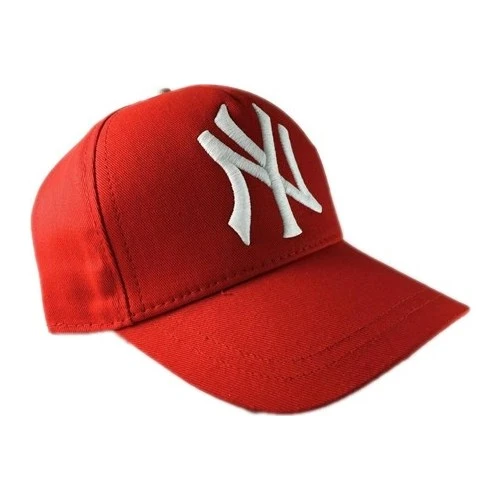 Siyah Beyaz Ny Nakışlı  Şapka Kep  Sarı Tek Ebat - Resim 8