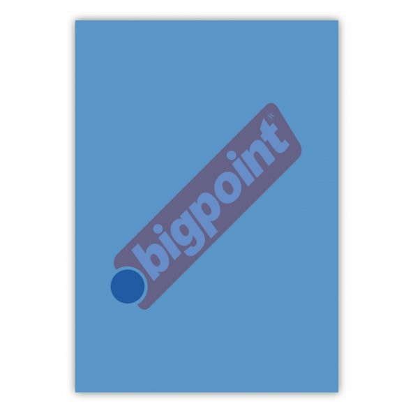 Bigpoint A4 Cilt Kapağı 150 Mikron Şeffaf Mavi 100'lü Paket