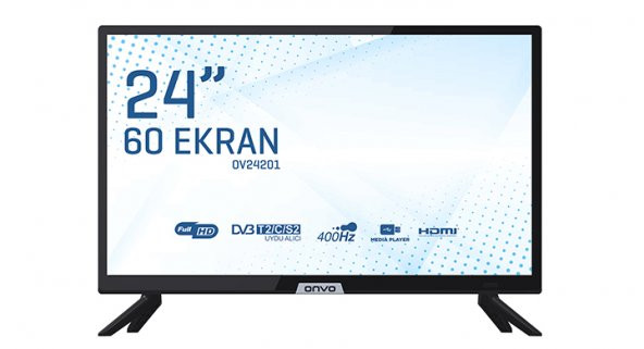 Onvo OV24201 Full HD 24" 61 Ekran Uydu Alıcılı LED TV