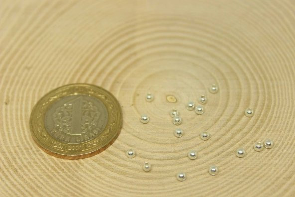 Gümüş Boncuk 2,5mm/5 adet