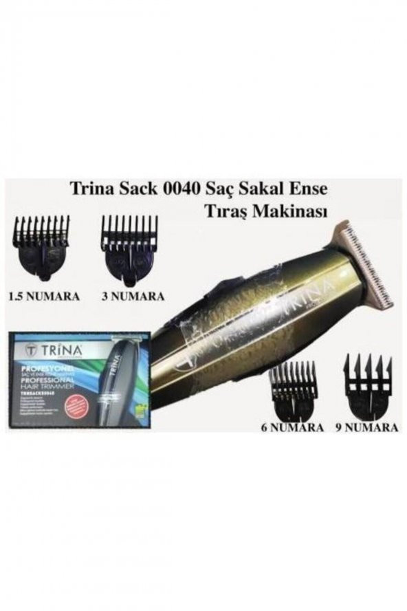 Trina TRNSACKS0040 Profesyonel Ense ve Saç Kesme Makinesi - Resim 2