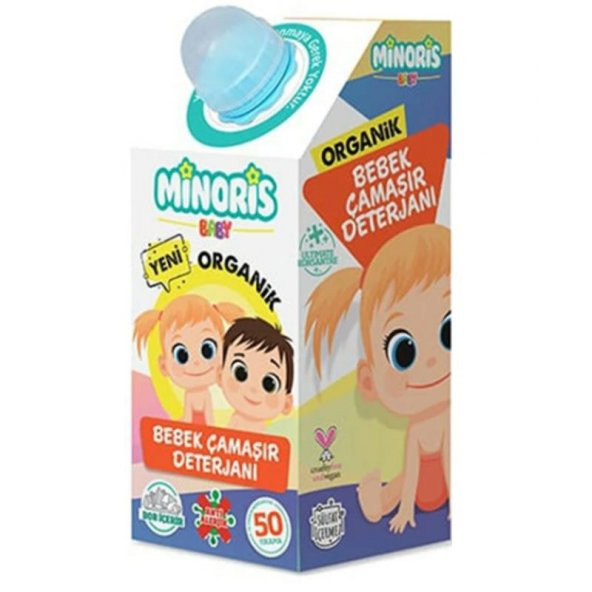 Minoris Baby Organik Bebek Çamaşırları Temizleme Sıvısı Deterjanı 1Lt