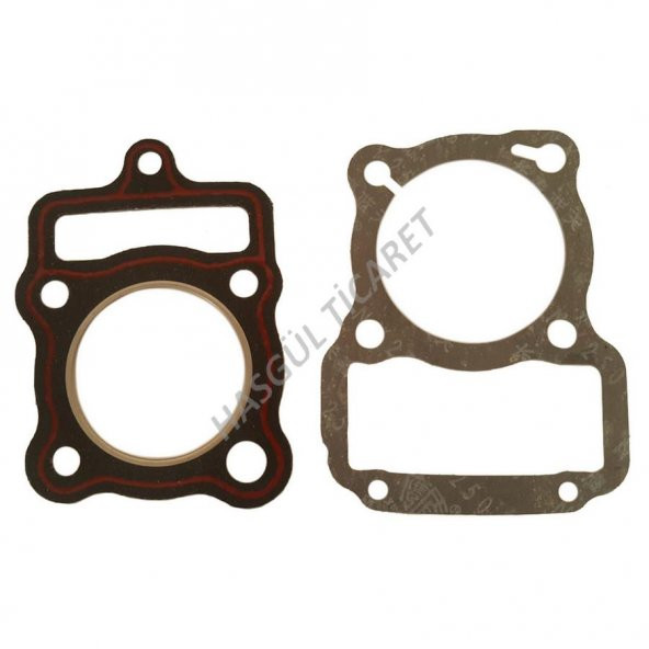 Hsgl Motorsiklet Cg150 13 perno 62mm Siyah Silindir Atg Sekman Conta Takımı Piston 51006 - 5