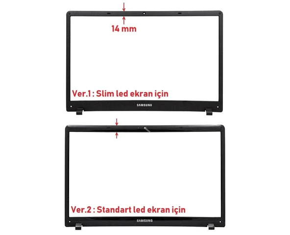 Samsung NP300E5A-S0MTR Lcd Çerçeve Bezel V1
