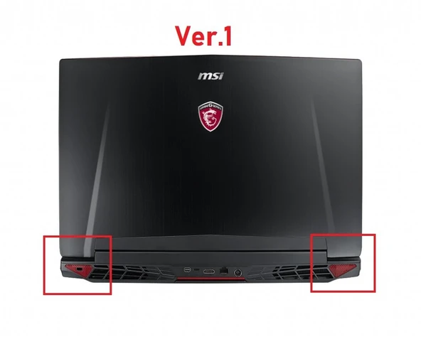 MSI GT72VR7RD Lcd Cover Kapak Siyah V1
