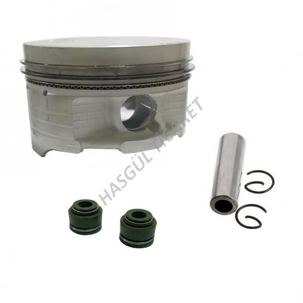 Hsgl Motorsiklet Cg 125 15 perno 56.5mm Silver Silindir Atg Sekman Conta Takımı Piston 51015 - 4
