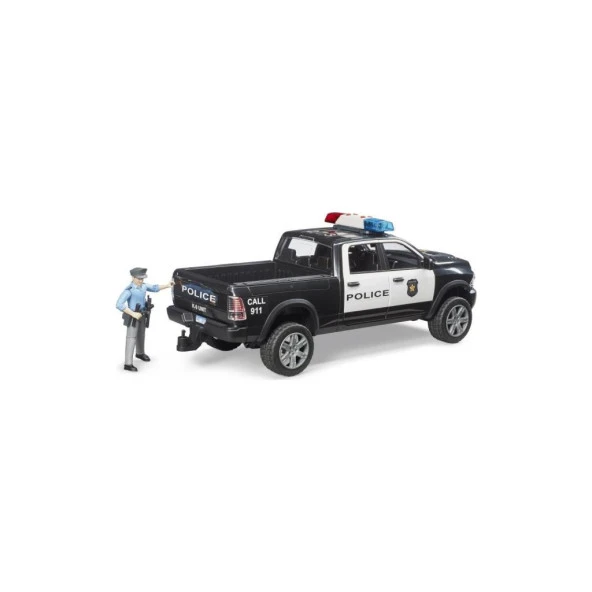 Bruder Ram Polis Aracı Ve Memur 02505 Lisanslı Ürün - Resim 4