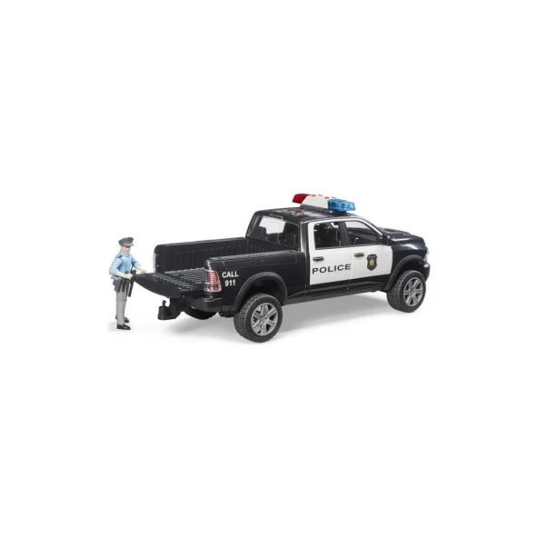 Bruder Ram Polis Aracı Ve Memur 02505 Lisanslı Ürün - Resim 5