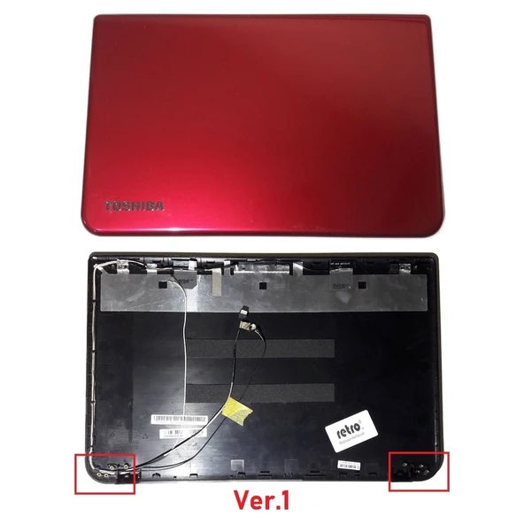 Toshiba Satellite P50 Lcd Cover Kapak V1 Kırmızı ürün görseli 1