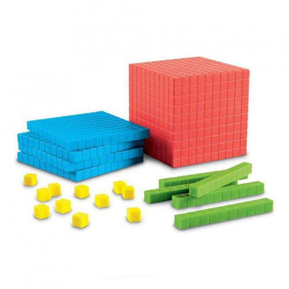 Onluk Taban Blokları Matematik Ders Materyalleri Birlik Onluk Yüzlük Bloklar 1 Paket - 2