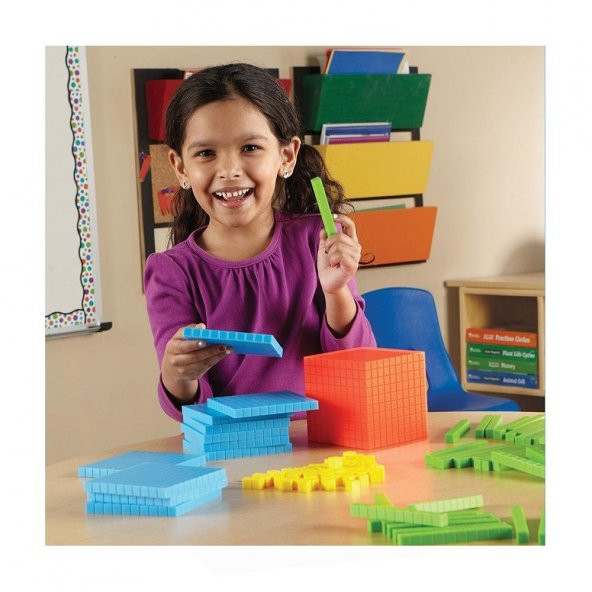 Onluk Taban Blokları Matematik Ders Materyalleri Birlik Onluk Yüzlük Bloklar 1 Paket - 4