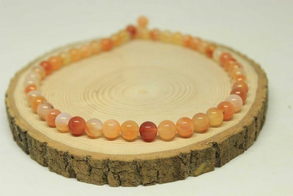 Akik Taşı Dizi 8mm (24025) - Resim 3