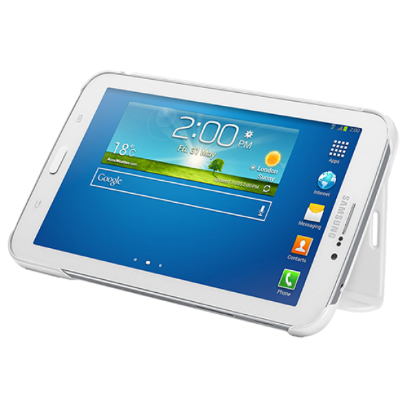 Samsung T210  Galaxy Tab 3 7.0" Bookcover Orjinal Kılıf - Beyaz EF-BT210BWEGWW