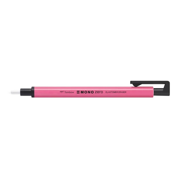 Tombow Mono Zero Kalem Silgi Yuvarlak Uçlu 2.3mm Neon Pembe