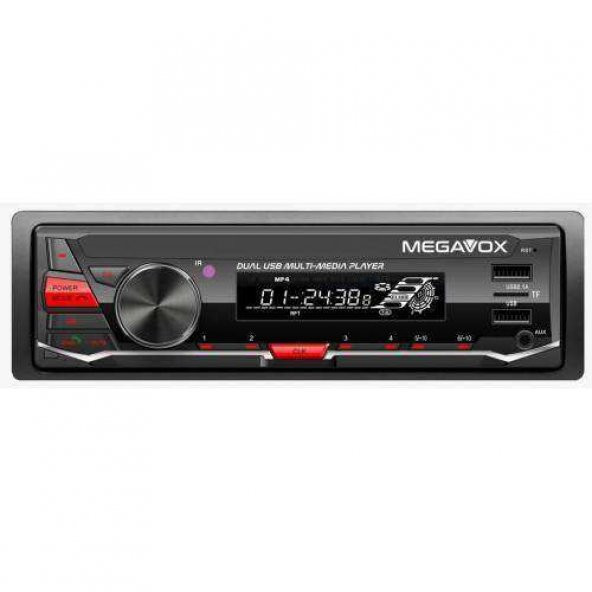 Megavox MGX- 453 454 546 BT/USB/AUX/SD/FM/MP3 4x60 Watt Oto Teyp
